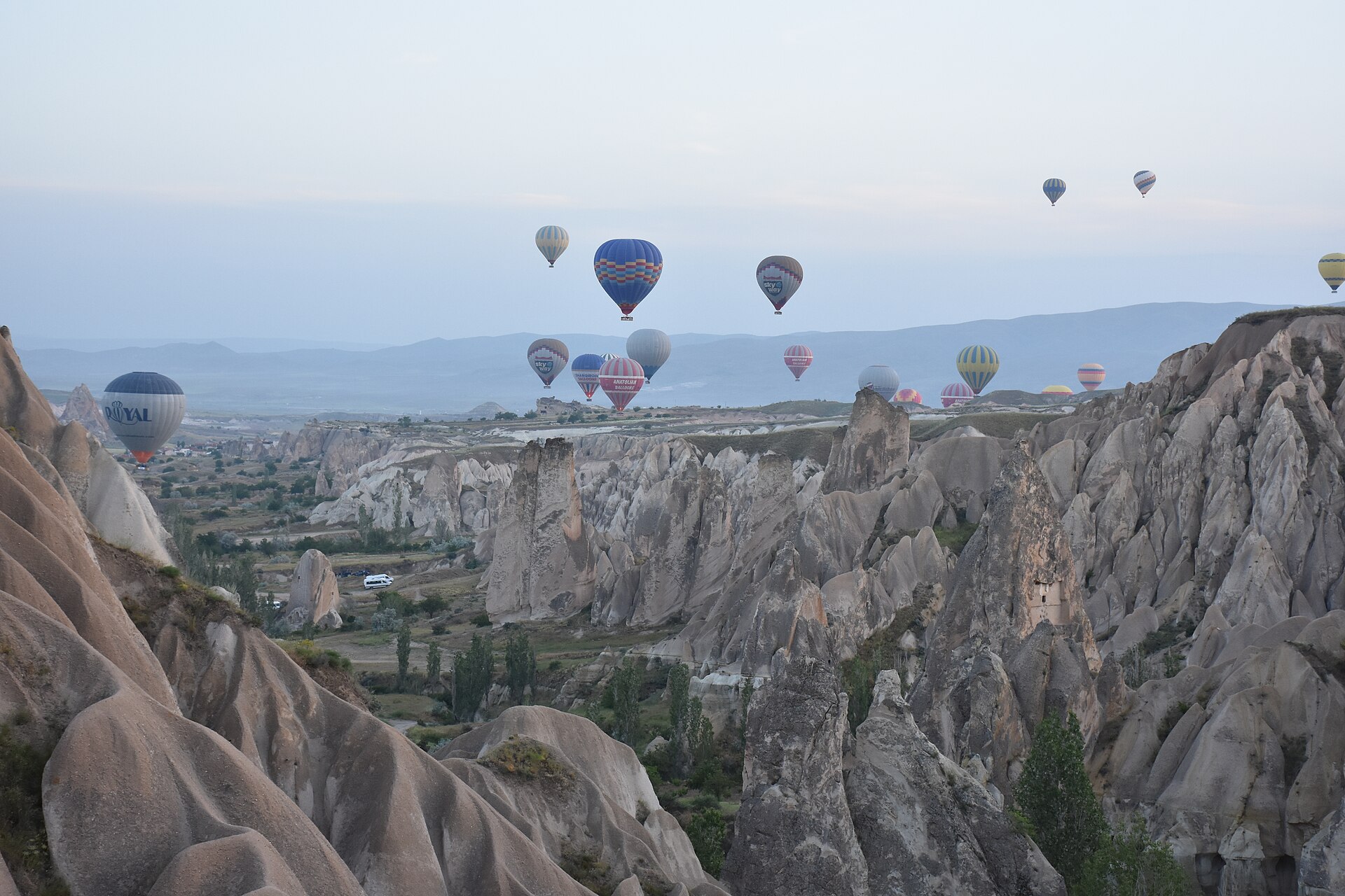 Göreme · Uçhisar · Avanos · Yeraltı Şehri gezi rotasından gerçek destinasyon manzarası